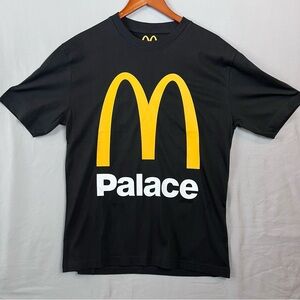 PALACE x McDonalds Black and Yellow Short Sleeve Tee